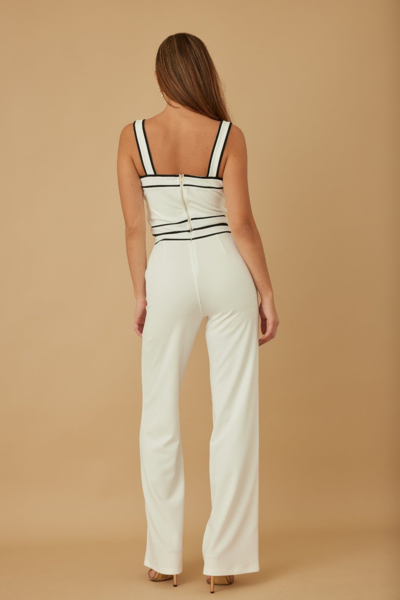 chic women contrast outfit set