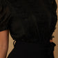 Multi Butterfly Sheer Pattern Jumpsuit