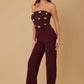 Multi Flat Mirror Stone Jumpsuit