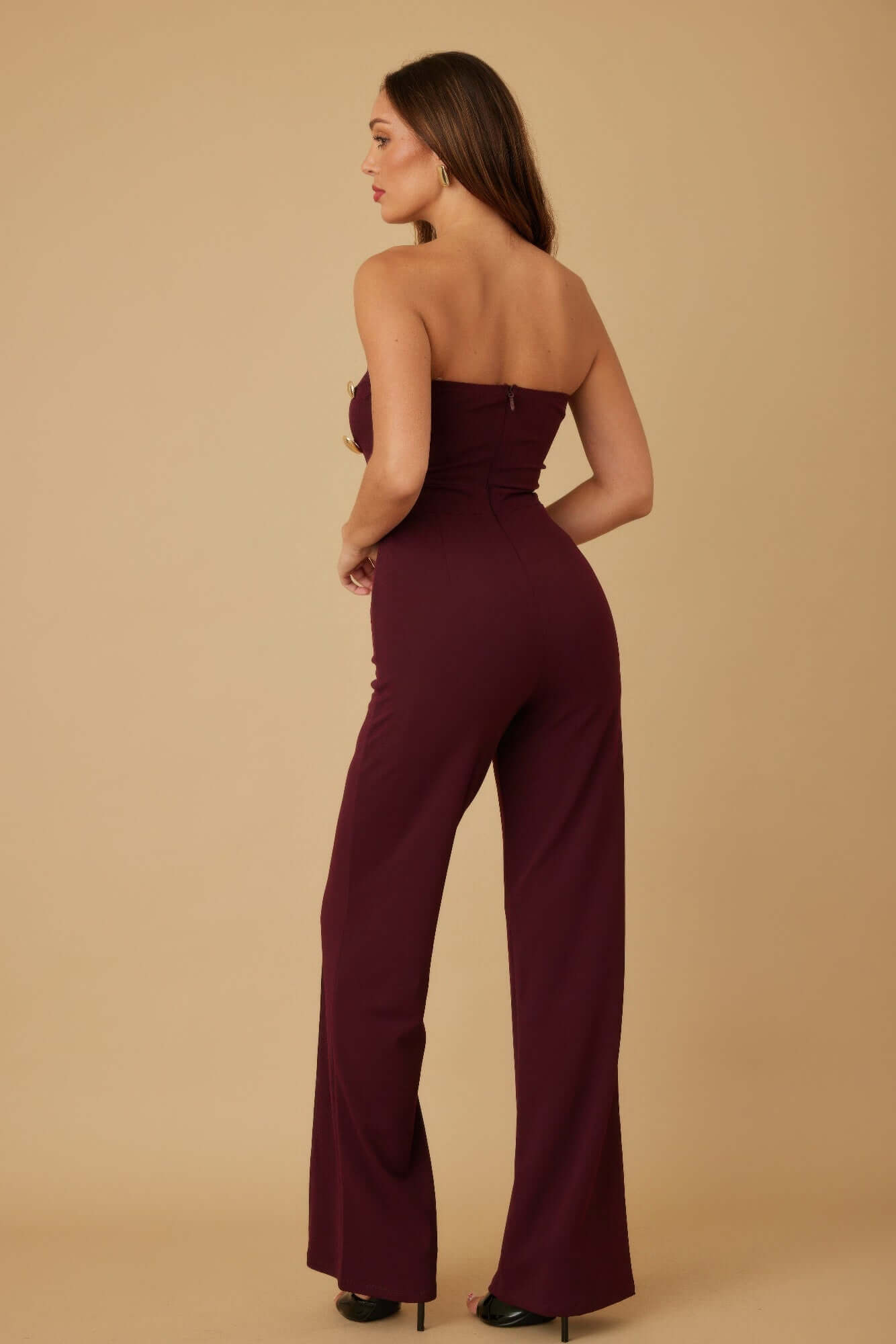 Multi Flat Mirror Stone Jumpsuit
