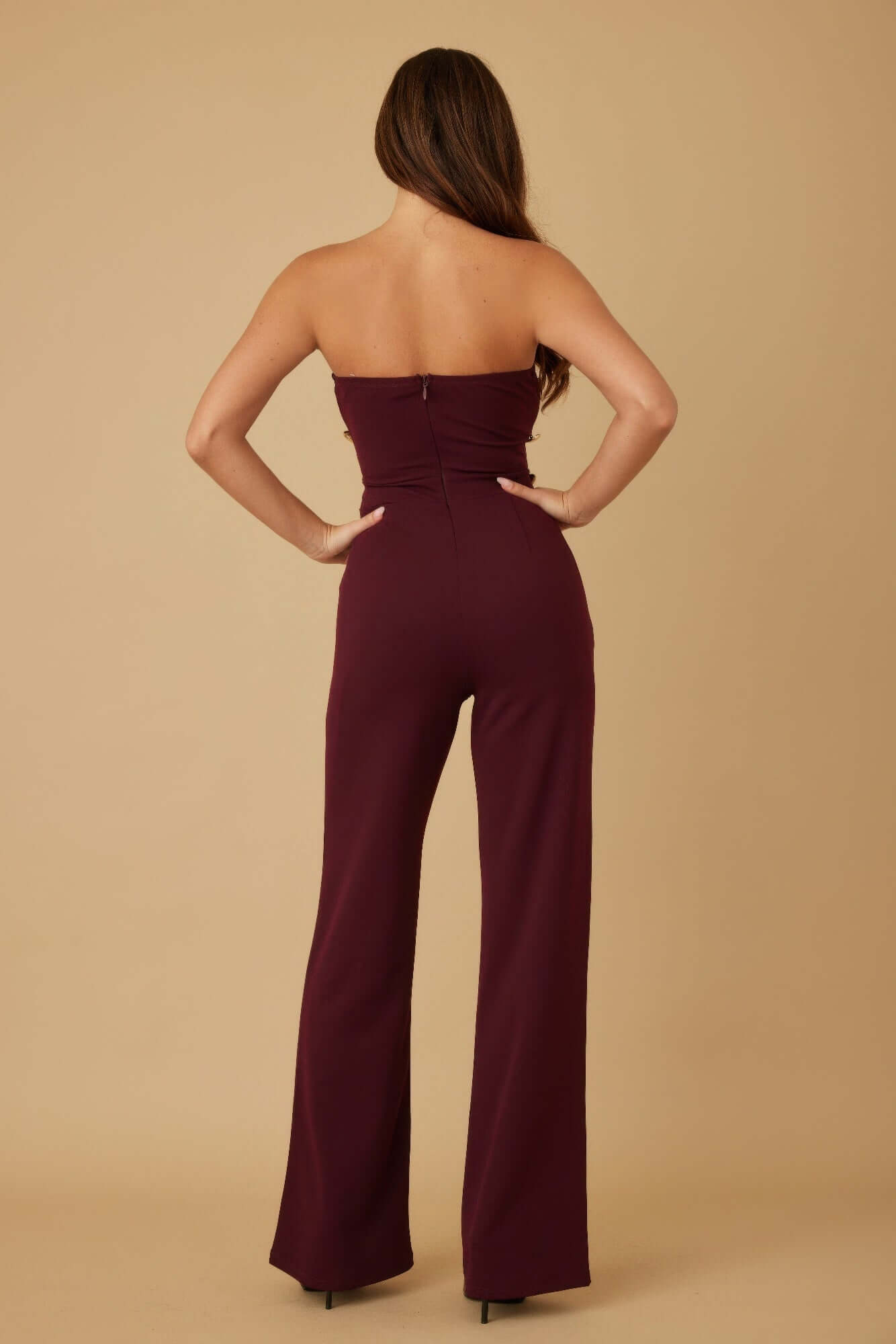 Multi Flat Mirror Stone Jumpsuit