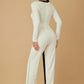 Mirror Stone Long Layer Jumpsuit