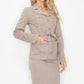 Button Up Jacket & Pencil Skirt Set