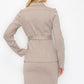 Button Up Jacket & Pencil Skirt Set