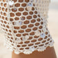 Sequin Crochet Beach Mini Skirt